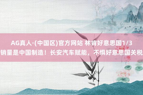AG真人·(中国区)官方网站 林肯好意思国1/3销量是中国制造!长安汽车赋能,不惧好意思国关税