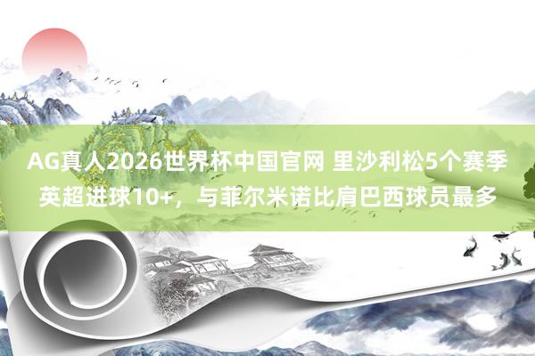 AG真人2026世界杯中国官网 里沙利松5个赛季英超进球10+,与菲尔米诺比肩巴西球员最多