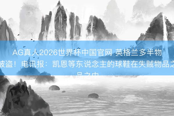 AG真人2026世界杯中国官网 英格兰多半物质被盗!电讯报:凯恩等东说念主的球鞋在失贼物品之中